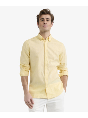 Cotton Linen Shirt Heren