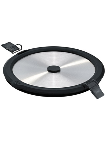 Stainless Steel Lid FLEXX 2GO with Clips for container 1,4 L