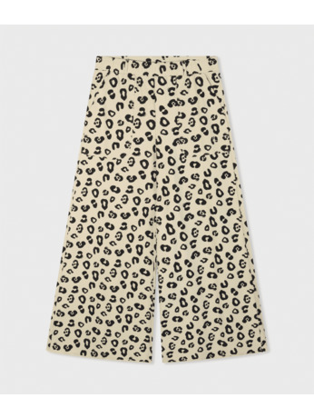 10DAYS Dames brede jogger luipaard organisch katoen