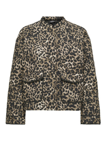 O-Neck Long Sleeves (L/S) Gewatteerd kort jasje