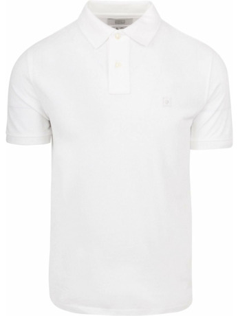 King Essentials The Rene Poloshirt Wit