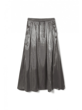 10DAYS Dames glanzende rok viscose polyester