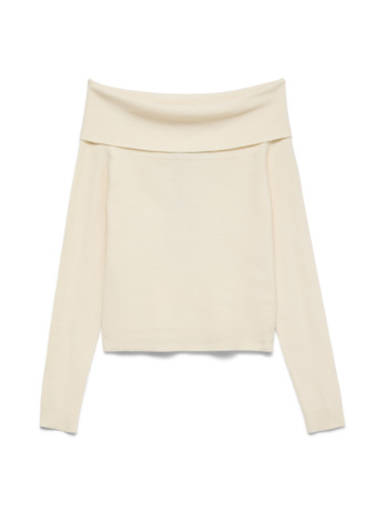 Rib Fit Off Shoulder Long Sleeves (L/S)