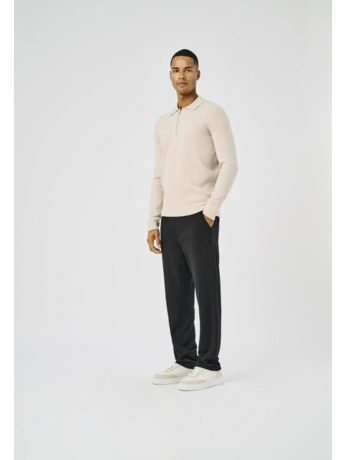 Polo met lange mouwen (L/S) met normale pasvorm Heren