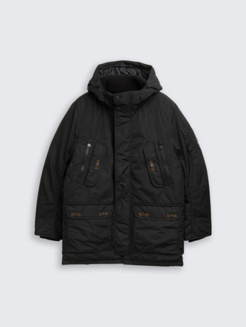 Parka met afneembare capuchon