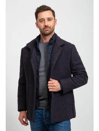 Suitable Robert Coat Wol Navy