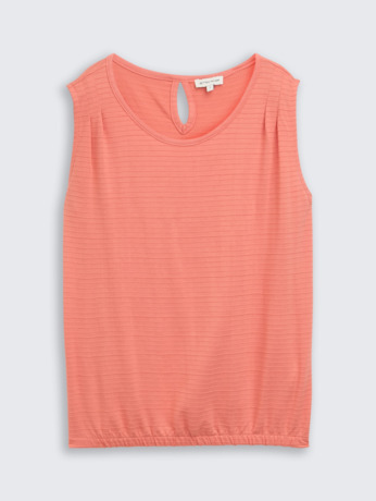 Top met elastische tailleband