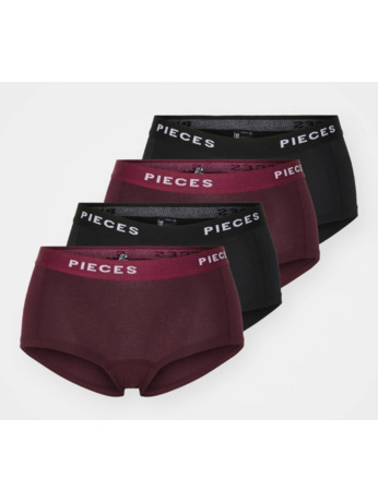 PCLOGO LADY 4 PACK SOLID NOOS BC