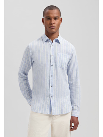 Clay Shirt Seersucker Stripe