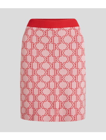 MONOGRAM KNIT SKIRT