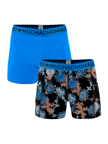 Heren 2-pack shorts Mold Print/Blue