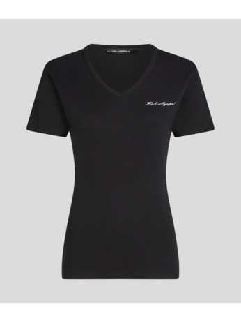 ESSENTIAL RIB V-NECK T-SHIRT