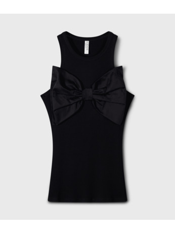 10DAYS Dames tanktop met strik 100% katoen