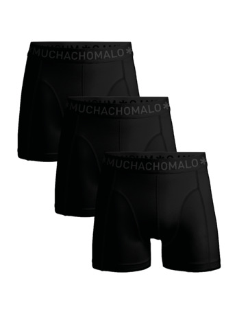 Heren 3-Pack Boxershorts Effen Black