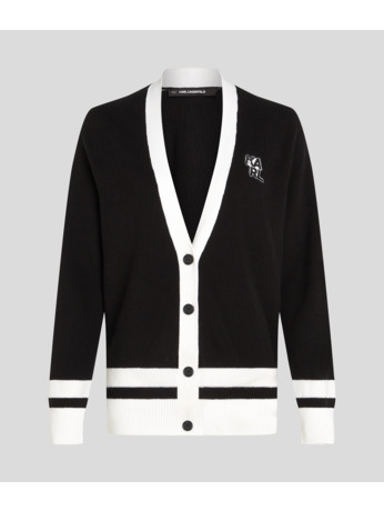 BLOCK LOGO VARSITY CARDIGAN