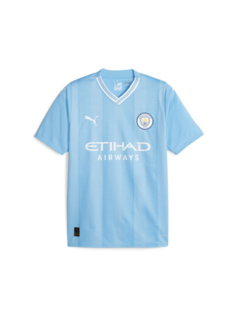 MCFC Home Jersey Replica Team Light Blu