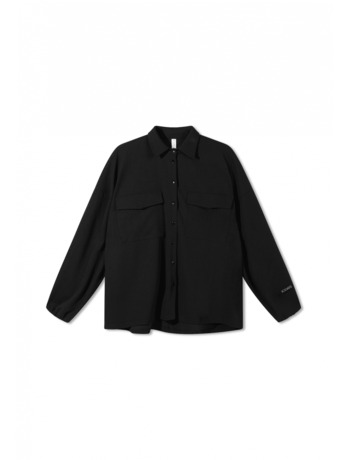 10DAYS Dames overshirt crepe top polyester elastaan