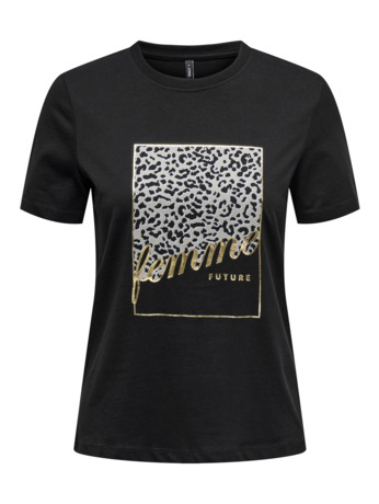 ONLTANYA LIFE REG S/S LEO PRINT TOP