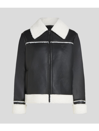 FAUX SHEARLING JACKET