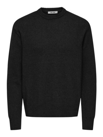 Relaxed Fit Crew Neck Lange Mouwen (L/M) Heren