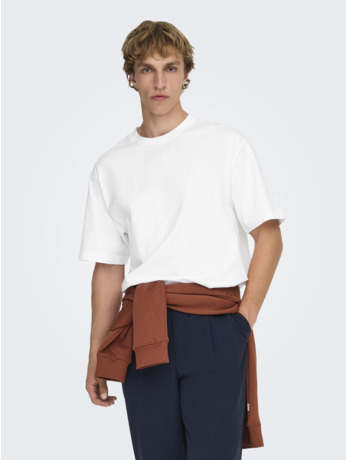 Relaxed Fit O-Hals Korte Mouwen (K/M) Heren