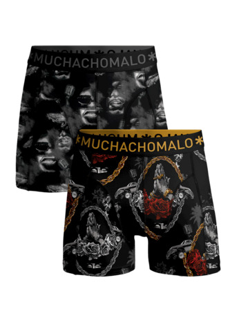 Mannen 2-pack shorts Gangsta paradijs Print/Print
