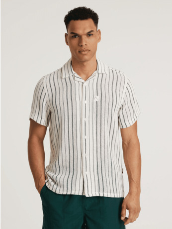 Chasin Heren Shirts Korte Mouw Stripe Doby S