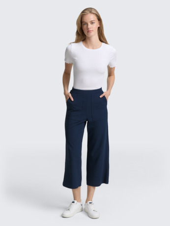 Culottes met crêpestructuur