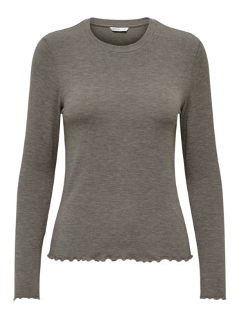 Regular Fit O-Neck Long Sleeves (L/S) Basic top met ronde hals en lange mouwen