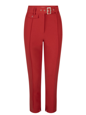 Aaiko Dames Stretch Broek Lava Red Viscose