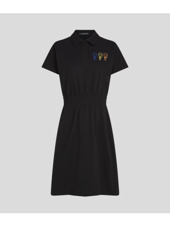 IKON TRIO PRINTED POLO DRESS