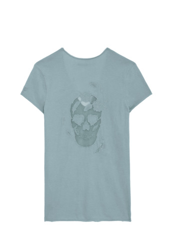 STORY LC FISHNET SKULL FLOWER