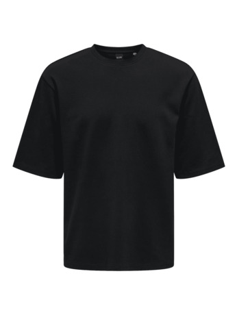 Relaxed Fit O-hals T-shirt met korte mouwen in relaxte pasvorm voor heren Heren