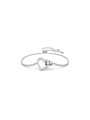 Lovely Soft Bracelet Rhodium shiny Crystal
