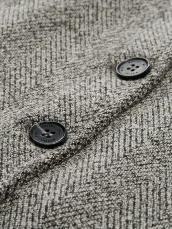 Aansluitende jacquard blazer