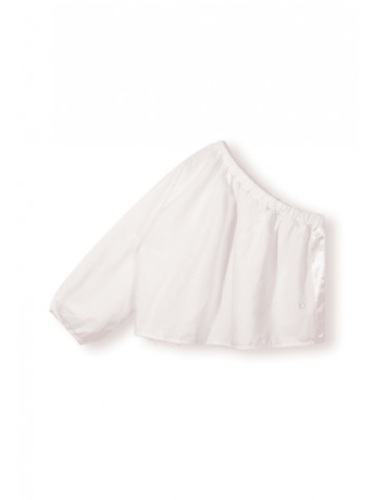 10DAYS Dames linnen blouse one shoulder top