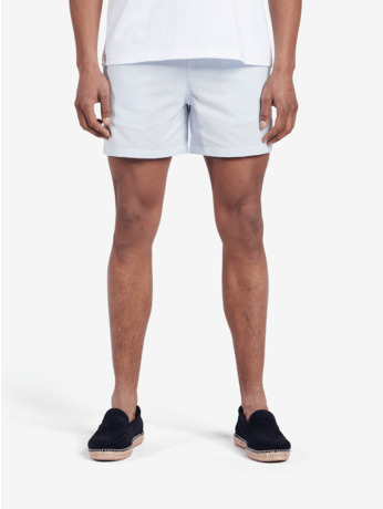 Venetië Seersucker Katoen-Polyester Heren