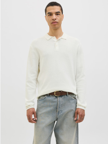 JJEGEORGE KNIT POLO LS SN