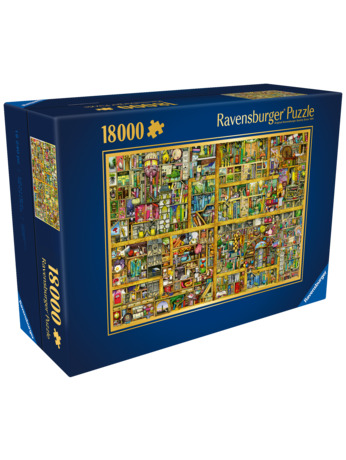 Ravensburger puzzel Colin Thompson Magical bookcase - Legpuzzel - 18000 stukjes