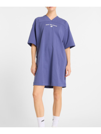 New Balance Dames Jersey Jurk Blauw Woman Reimagined