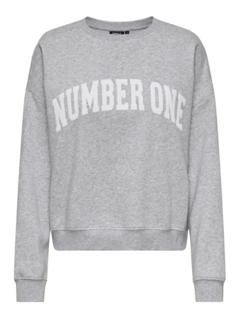 Loose Fit O-Neck Long Sleeves (L/S) Sweatshirt met print