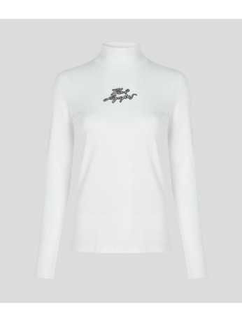MOCK NECK LS T-SHIRT