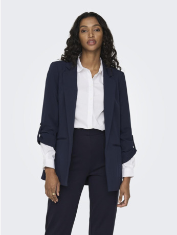 Regular Fit Reverse Blazer met manchetten met knopen