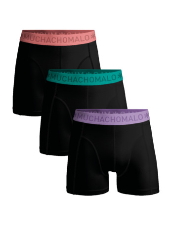 Jongens 3-Pack Boxershorts Effen Black