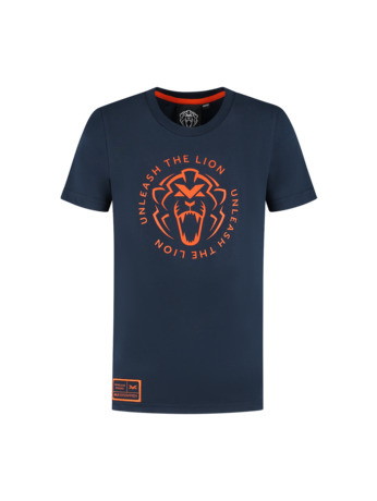 Kids - T-Shirt - Navy - Unleash The Lion