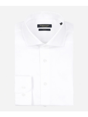 Twill Slim Fit Cutaway shirt