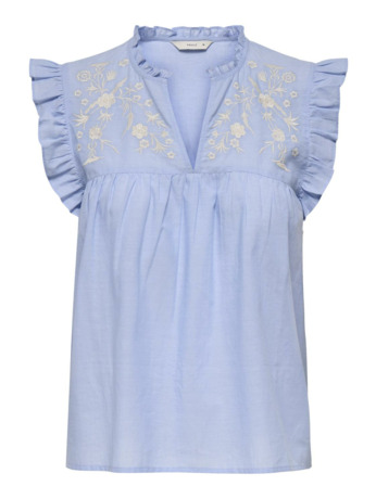 Regular Fit V-Neck Sleeveless (S/L) Mouwloze top met V-hals in normale pasvorm