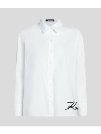 SIGNATURE EDGE POPLIN BLOUSE