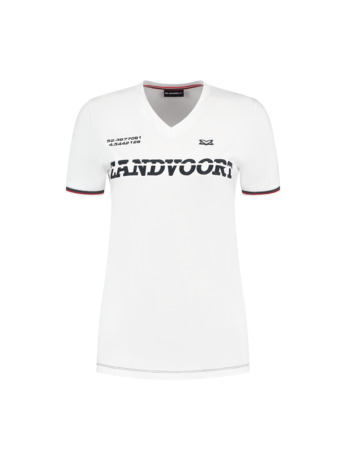 Dames - T-shirt - Wit - MV Official x Zandvoort