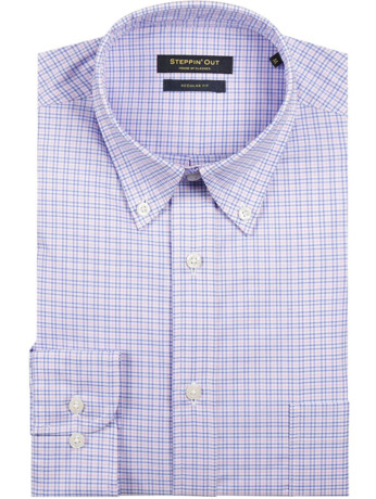 Steppin' Out Overhemd Ruiten Blauw Rood